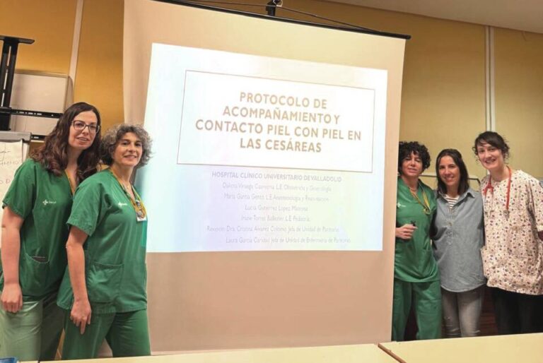 El Clínico de Valladolid mejora el vínculo madre-bebé incluso en cesáreas