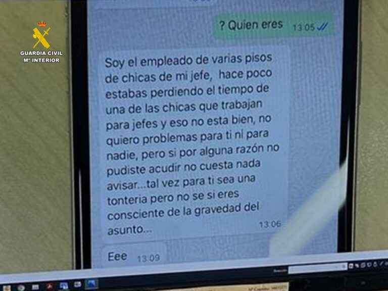 La Guardia Civil desmantela una trama de sextorsión que operaba a través de una web de citas en Valladolid