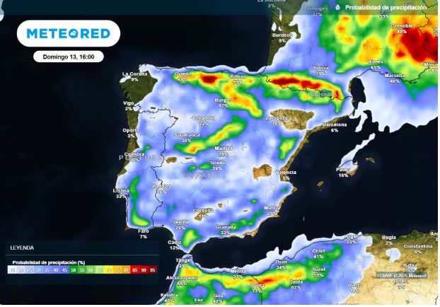 Tormentas, aparato eléctrico y lluvias de barro: así afectará el ‘nido de tormentas’ del Domingo de Ramos a Castilla y León, Madrid, La Rioja y Aragón