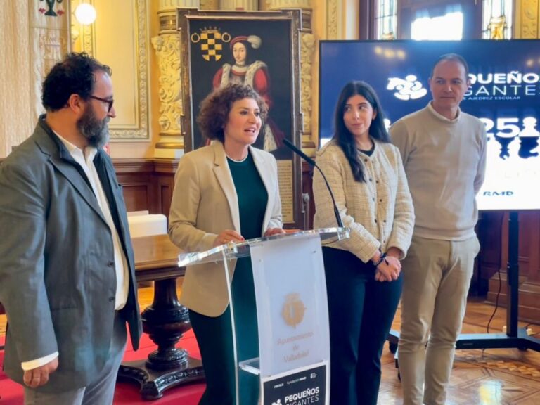 Valladolid se llena de ajedrez este domingo con 300 escolares en la II edición de ‘Pequeños Gigantes’