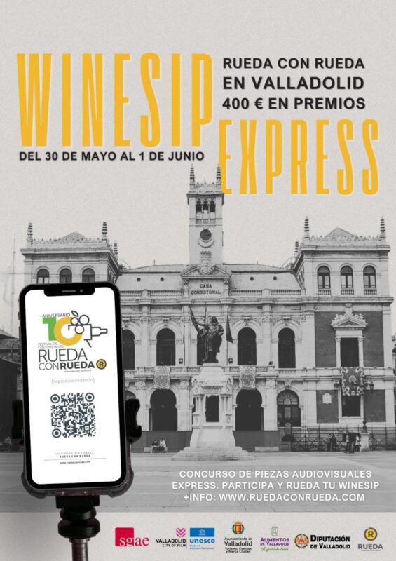 D.O Rueda: ¡Acción! “WineSip Express” convertirá Valladolid en un plató de cine con cortos grabados en el móvil