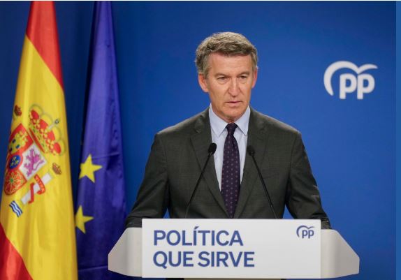 Feijóo llama a llenar las calles de Madrid el 8 de junio