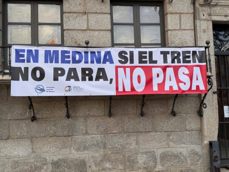 Medina del Campo se planta contra la supresión de paradas del AVE