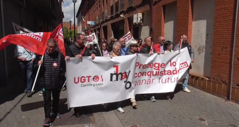 Medina del Campo reivindica los derechos laborales bajo el lema «Proteger lo conquistado, ganar futuro»