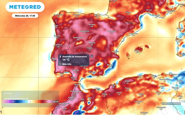 ¡Verano adelantado! Una potente dorsal disparará el calor en toda España la próxima semana