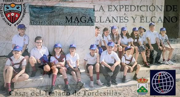 Escolares de Tordesillas aprenden sobre el «Día del Tratado» a través de la exposición «Los mapas y la primera vuelta al mundo»