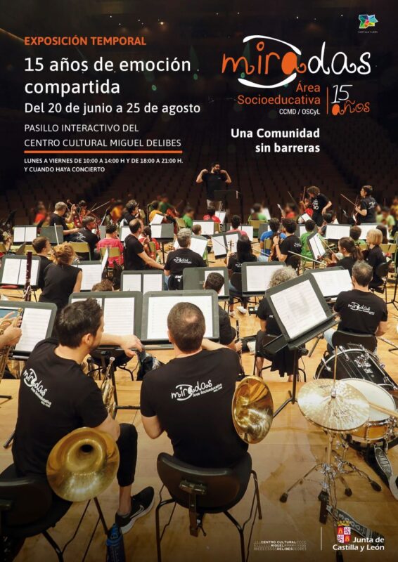 ‘MiraDas’ celebra 15 años acercando la música a todos con una emotiva exposición en el Miguel Delibes