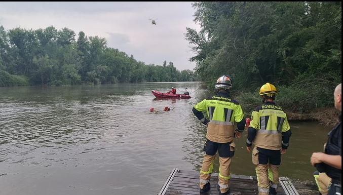 Operativo búsqueda río en Valladolid