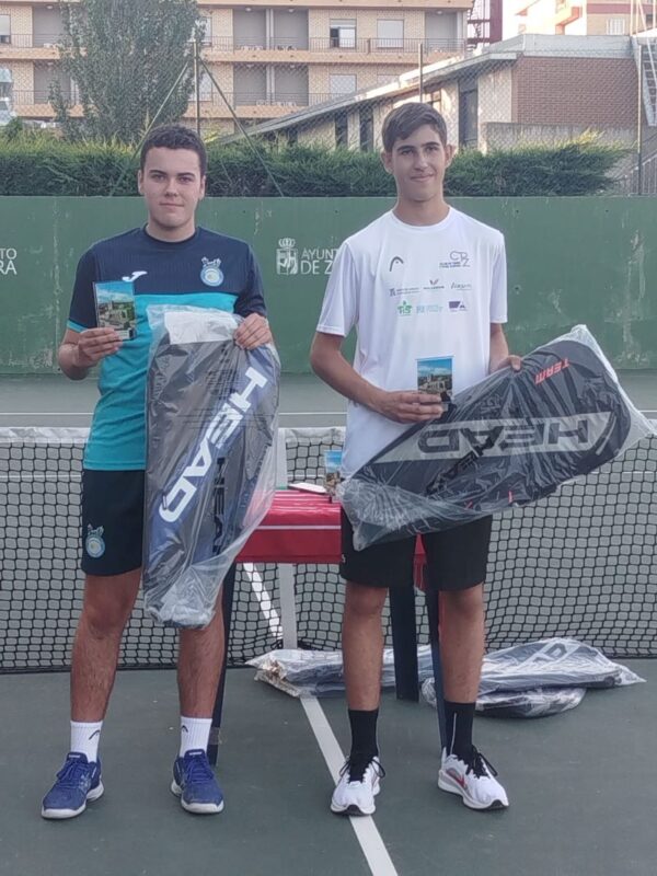 Guillermo Frutos, doble subcampeón en el Torneo de Tenis de San Pedro “Ciudad de Zamora”