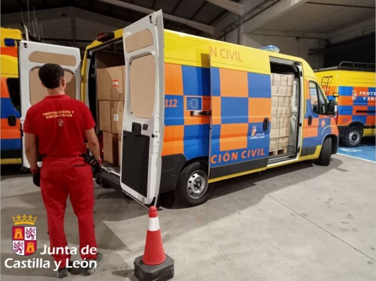 Más de 400 niños desalojados de campamentos en Burgos por las fuertes tormentas