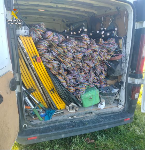 Cae en Valladolid una banda criminal que robó casi una tonelada de cable de cobre: cinco detenidos y un investigado