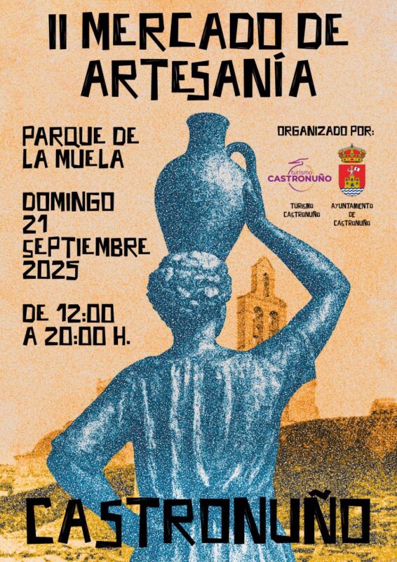 El II Mercado de Artesanía de Castronuño llenará el Parque de la Muela de talento local el 21 de septiembre