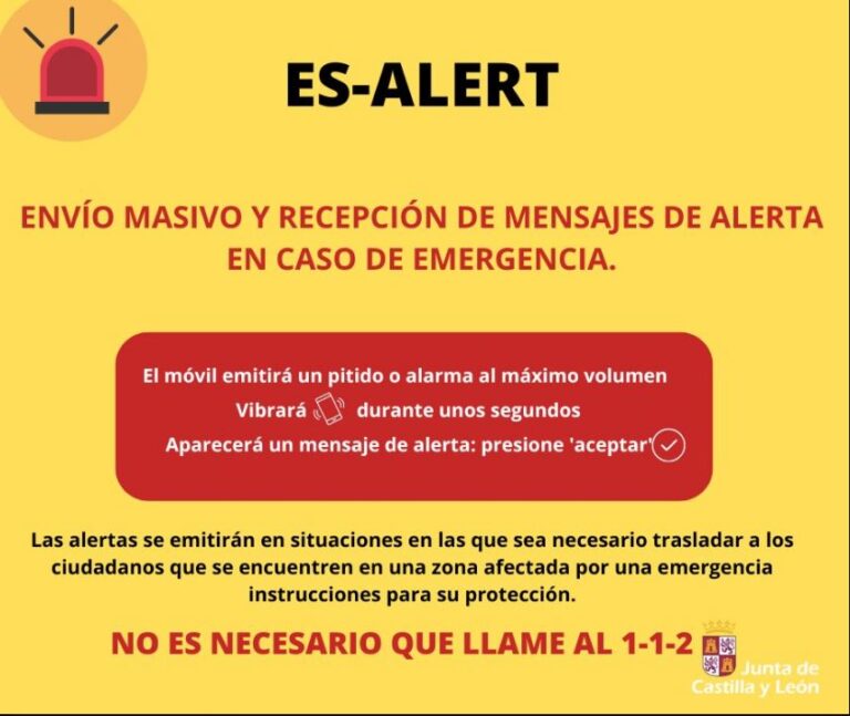 Activado el ES-Alert en Castilla y León por alto riesgo de incendios forestales