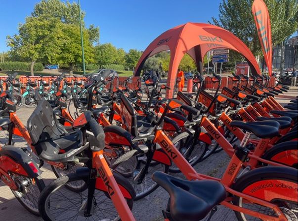 BIKI estrena nueva estación temporal junto al estadio José Zorrilla para facilitar el regreso en bici tras los partidos