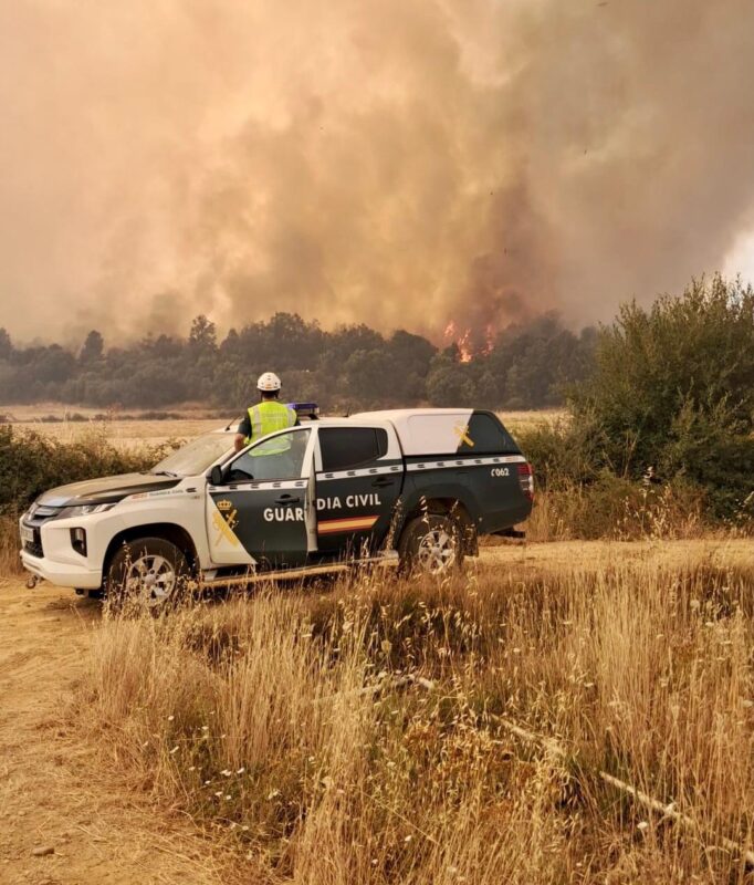 Dos detenidos y un investigado por los incendios que arrasaron más de 6.000 hectáreas en Castilla y León