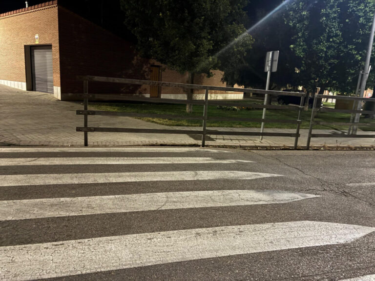Foto Denuncia: Paso de cebra bloqueado por una talanquera