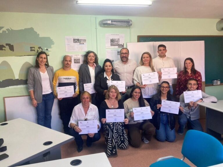 Tordesillas clausura el Curso de Jardinería con la entrega de diplomas a los participantes