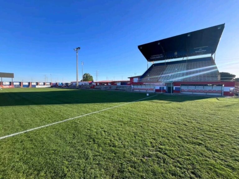 El Campo de Las Salinas en Tordesillas habilitado para acoger la Copa del Rey
