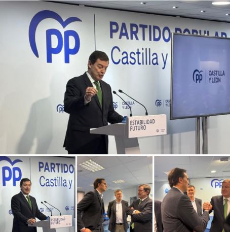 El PP de Medina del Campo apoya el plan de Mañueco para Castilla y León