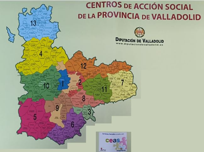 Nueva distribución de los CEAS en la provincia de Valladolid