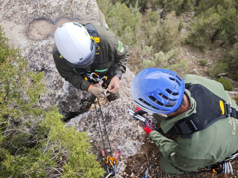 Desmantelan vías de escalada ilegales en el Parque Natural Sierra Norte de Guadarrama