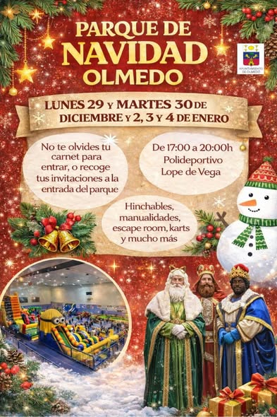Programación navideña en Olmedo para esta semana