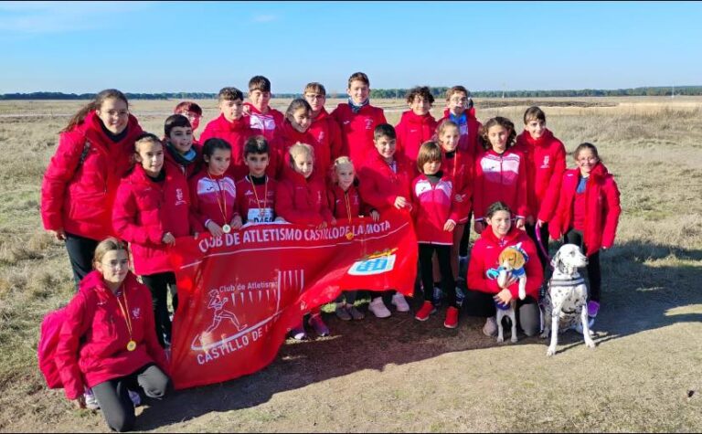 Festival de podios del C.A. Castillo de La Mota en la última jornada del Cross Escolar Provincial