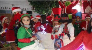 Papá Noel se gana el corazón de Medina del Campo