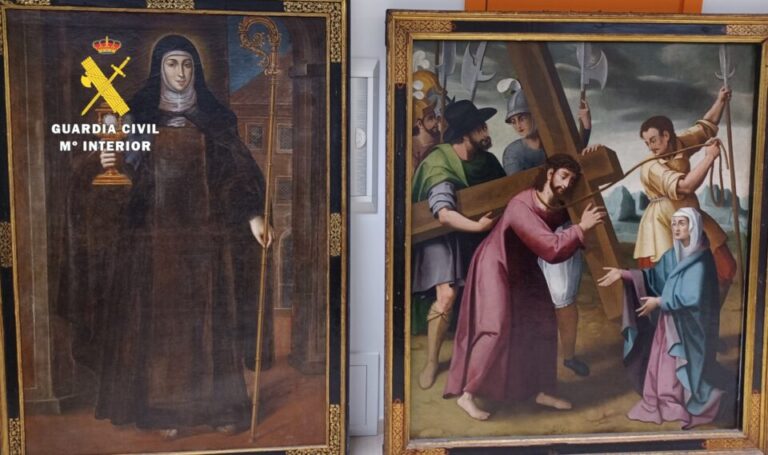 La Guardia Civil recupera valiosas obras religiosas en Burgos y Bizkaia en una operación contra el expolio patrimonial
