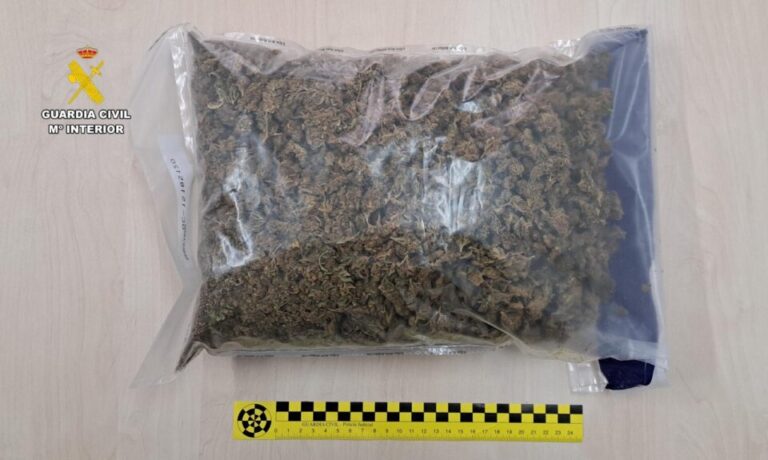 Cae en Palencia por pedir marihuana por Internet: detenido con 400 gramos en un envío de paquetería