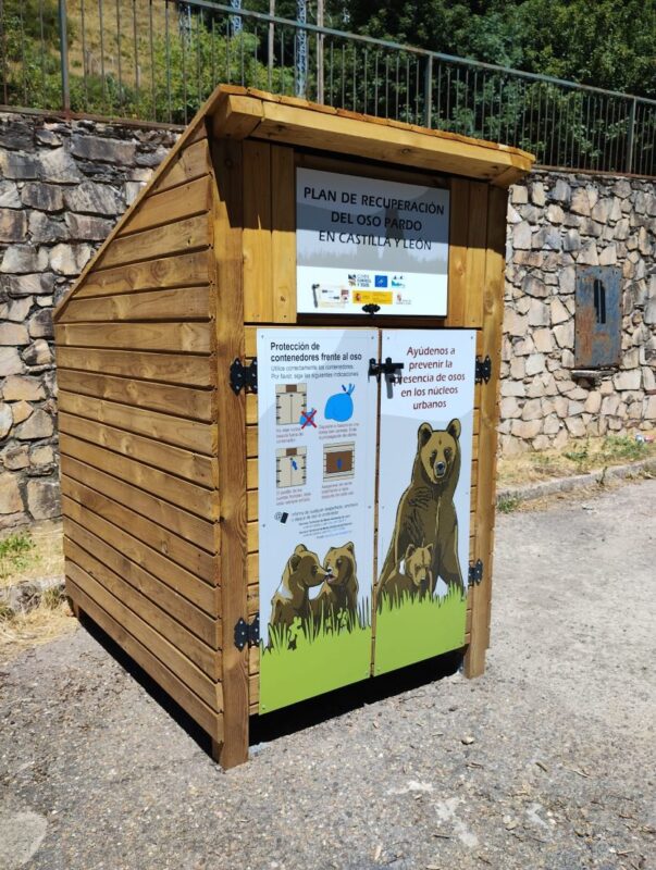 León y Palencia contarán con contenedores especiales para frenar el acceso de osos a núcleos urbanos