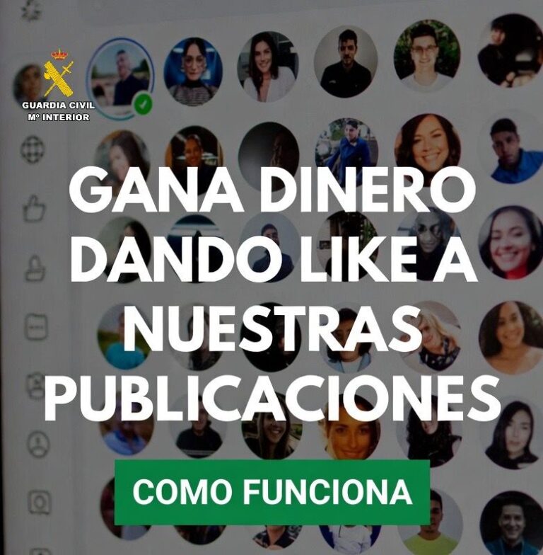 Cuatro personas investigadas por estafar 500 euros a una vecina de Grijota con un falso trabajo de «likes» en redes sociales
