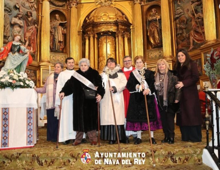 Las mujeres de la comarca celebran Santa Águeda marcada por la borrasca Leonardo