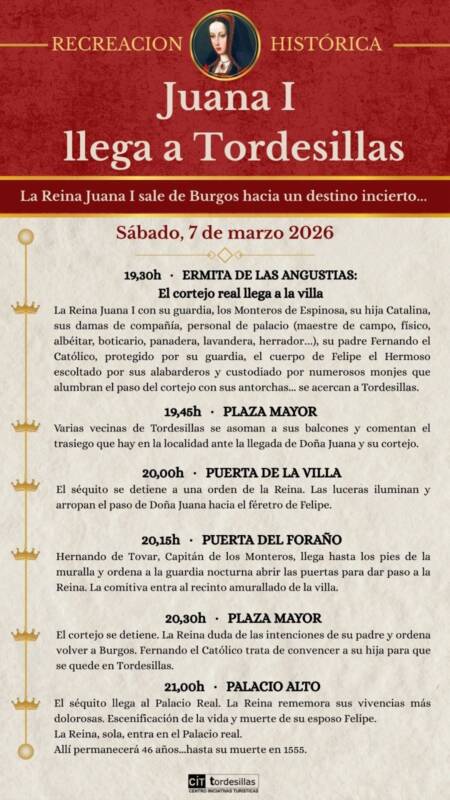 PROGRAMA EL DÍA DE LA REINA 2026 en Tordesillas