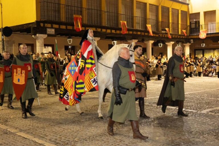 Llegada de la Reina Juana I a Tordesillas