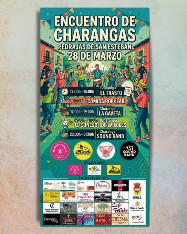 Concentración Charangas Pedrajas de San Esteban en Medina del Campo