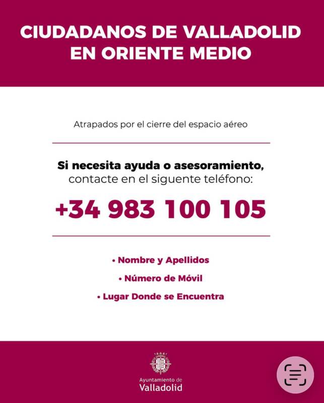 ayuda oriente medio en Valladolid