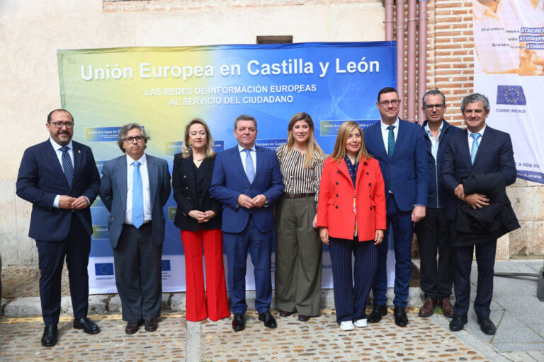 consejero de la Presidencia, Luis Miguel González Gago celebra el Día de Europa en Castilla y León