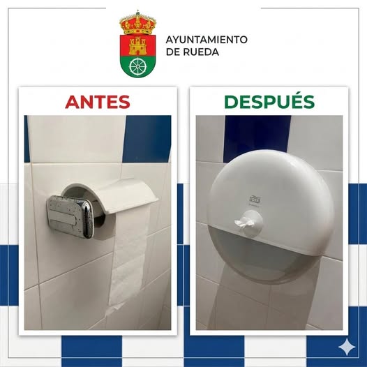 Dispensadores papel Rueda