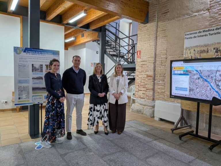 Exposición CHD ´ Vivir en una zona inundable`, en Medina en Medina del Campo