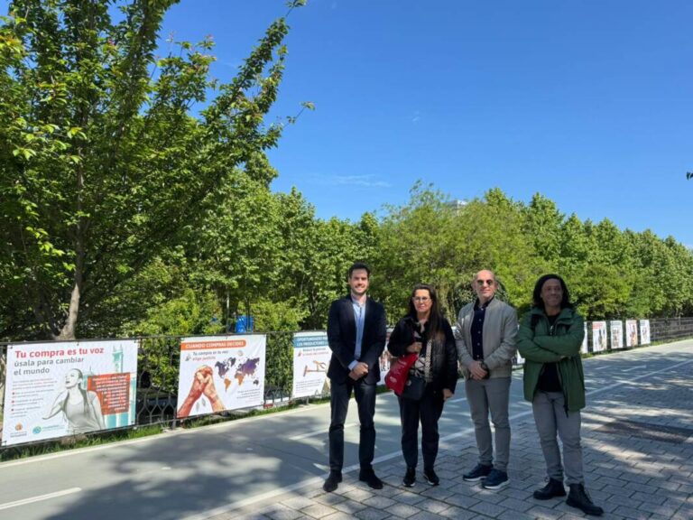 Inauguración expo comercio justo en Valladolid