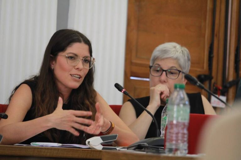 Atenea Santana durante el pleno ordinario de mayo 2026 // Fuente: Paula de la Fuente en Medina del Campo