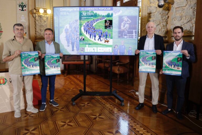 Presentación 'Caminata popular' de Banco de Alimentos en Valladolid