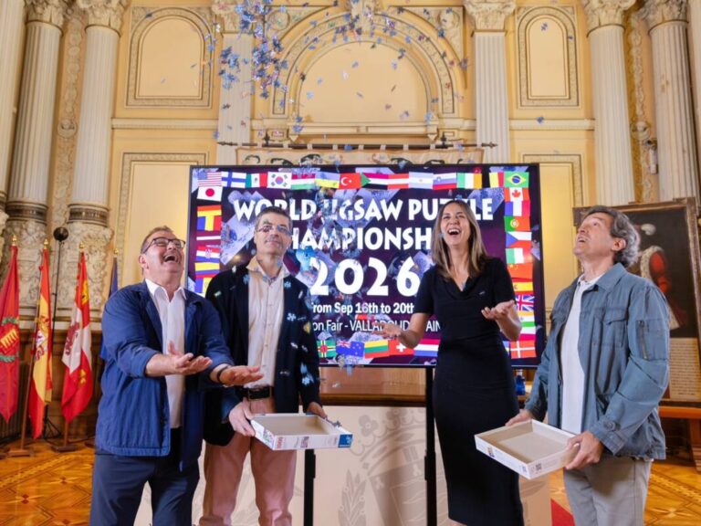 Presentación del campeonato mundial puzles en Valladolid